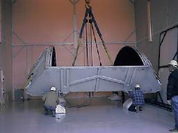 RICH vessel was placed on the stands