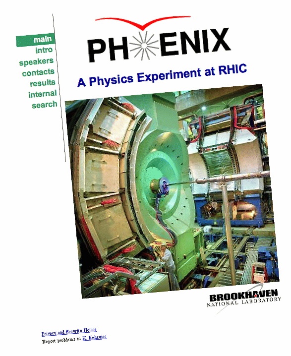 PHENIX during construction